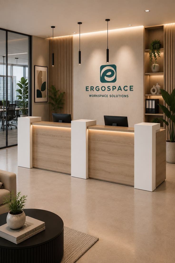 Office reception desk style reference