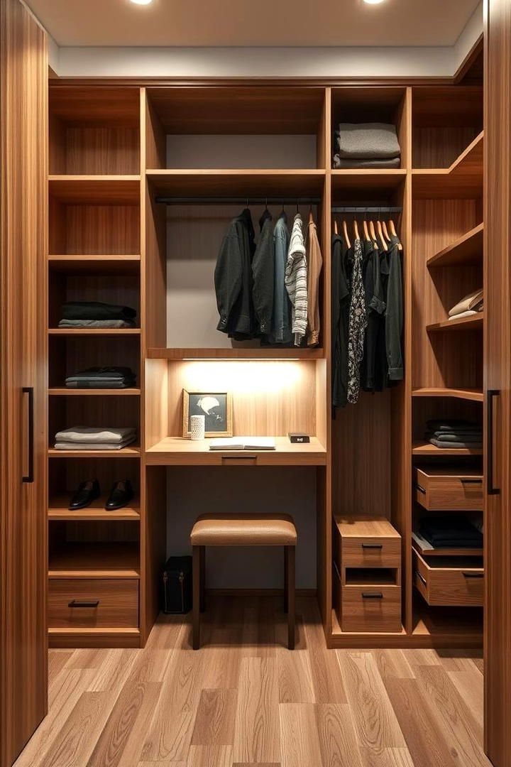 Built-in walk-in wardrobe style reference
